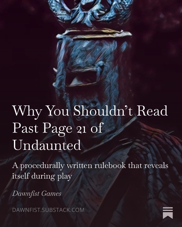 undaunted solo ttrpg